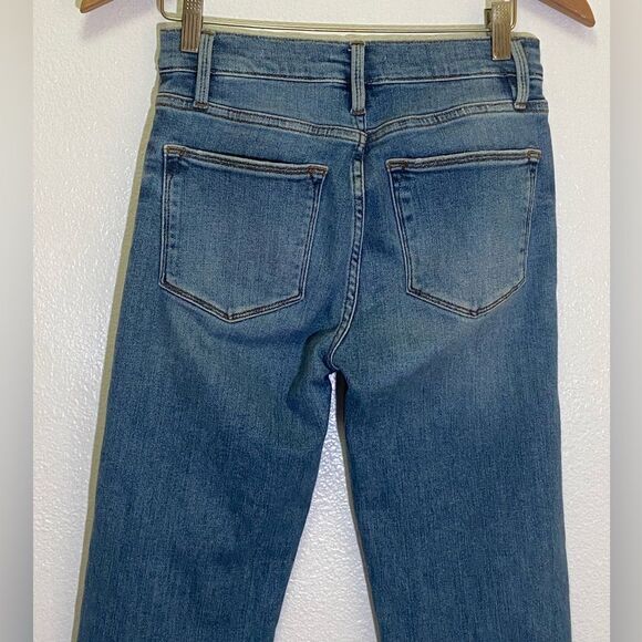 FRAME - ‘'Le High Straight” Raw Hem Jeans - style LHSTRA801 - size 26 - Picture 13 of 14